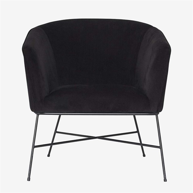 Fåtölj Skadinavien Svart